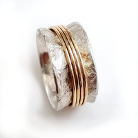 Bague Vintage en Or et Argent