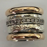 Bague Vintage En Or Épais