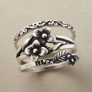 Bague Vintage avec Fleur