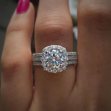 Bague en Argent avec Diamants