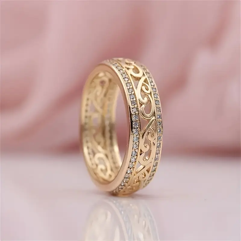 Bague en Or Brillant Creux