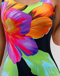 Maillot De Bain Confortable Imprimé Une-Pièce