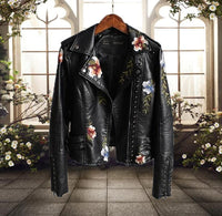 Fianna | Veste motard à imprimé floral pour femme