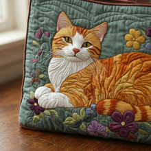 Sac matelassé chat rouge – Spacieux et léger
