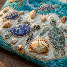 Sac Artistique Matelassé Tortues – Deux Tailles