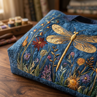 Sac à main femme libellule dorée – Spacieux et léger