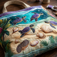 Sac matelassé motif lagune – Spacieux et léger