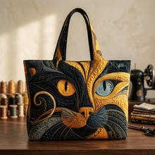 Sac matelassé chat mystérieux – Spacieux et léger