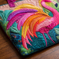 Sac Artisanal flamant rose arc-en-ciel – Idée Cadeau