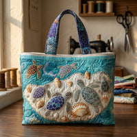 Sac Artistique Matelassé Tortues – Deux Tailles