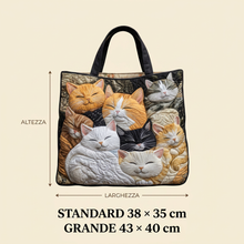 Sac matelassé avec des chatons endormis – Spacieux et léger