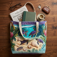 Sac matelassé motif lagune – Spacieux et léger