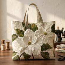 Sac à main femme élégants lys blancs – Spacieux et Léger