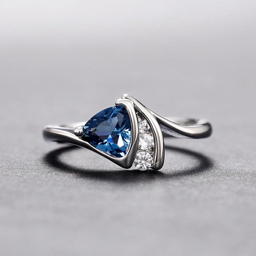 Bague Vintage Bleue