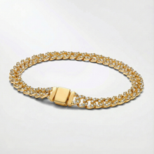 Bracelet cubain avec moissanite