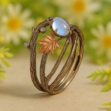 Bague avec pierre de lune naturelle