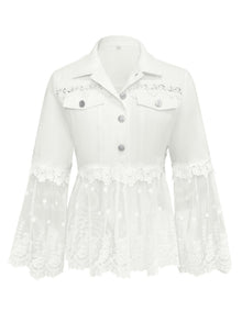 Addison | Veste avec des inserts en dentelle