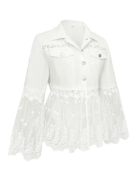Addison | Veste avec des inserts en dentelle