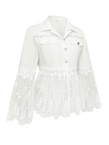 Addison | Veste avec des inserts en dentelle