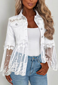 Addison | Veste avec des inserts en dentelle