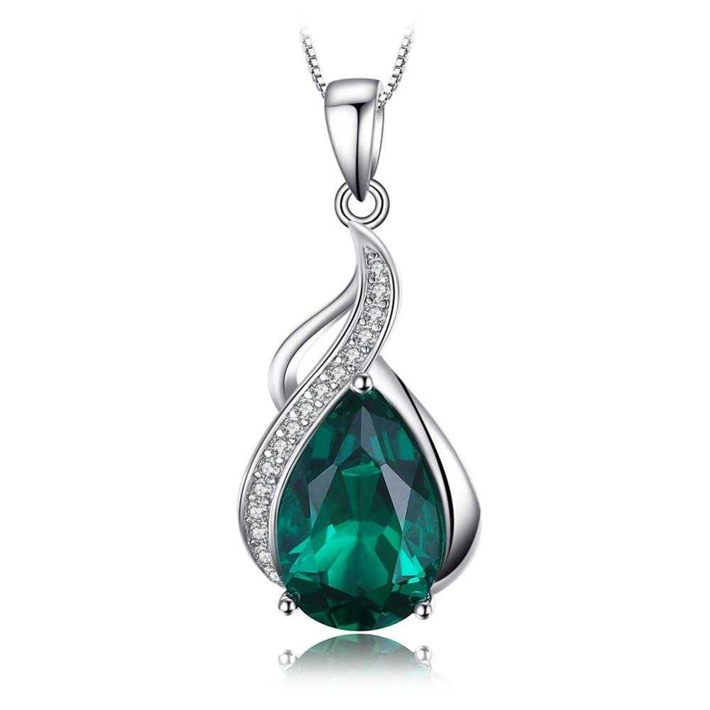 Collier Leônia avec pierre émeraude