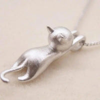 Collier amusant en argent sterling