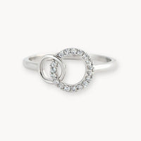 Bague Sœurs pour Toujours – La grande sœur et la petite sœur (Ajustable)