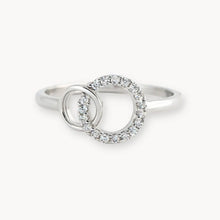 Bague Sœurs pour Toujours – La grande sœur et la petite sœur (Ajustable)