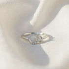 Bague Sœurs pour Toujours – La grande sœur et la petite sœur (Ajustable)