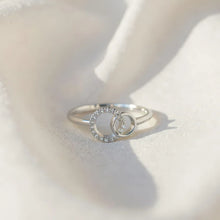 Bague Sœurs pour Toujours – La grande sœur et la petite sœur (Ajustable)