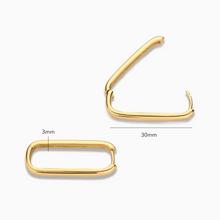 Boucles d'oreilles en anneau Icône | Or