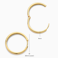 Boucles d'oreilles Argolla Gia Imperial | Or