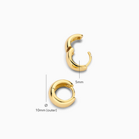 Boucles d'oreilles Argolla Lumière | Or