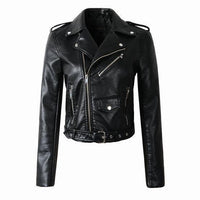 Thalira | Veste motard zippée pour femme